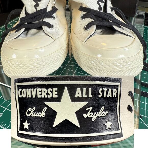 KEITH HARING EGRET®  |  CONVERSE™  |  ALL STAR 70 HI  |  M-10  W-12  |  NEW  | - Picture 15 of 16